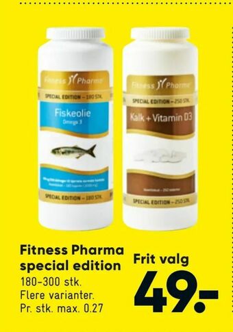 Bilka Fitness Pharma special edition tilbud
