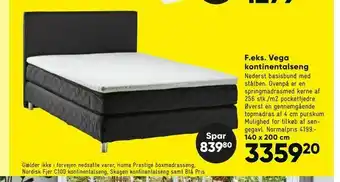 Bilka Vega kontinentalseng tilbud