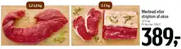 Føtex Mørbrad eller striploin af okse tilbud