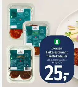 Føtex Skagen Fiskerestaurant fiskefrikadeller tilbud