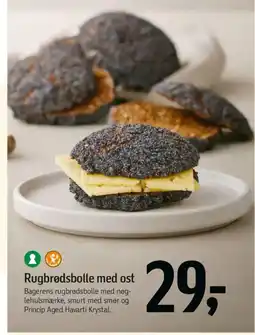 Føtex Rugbrødsbolle med ost tilbud
