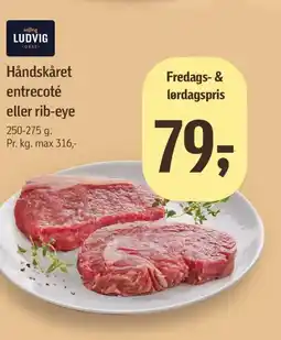 Føtex Håndskåret entrecoté eller rib-eye tilbud