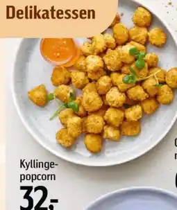 Føtex Kyllinge- popcorn tilbud