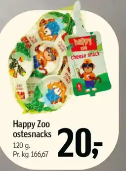 Føtex Happy Zoo ostesnacks tilbud