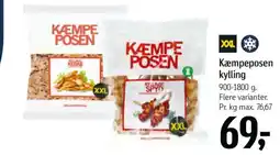 Føtex XXL Kæmpeposen kylling tilbud