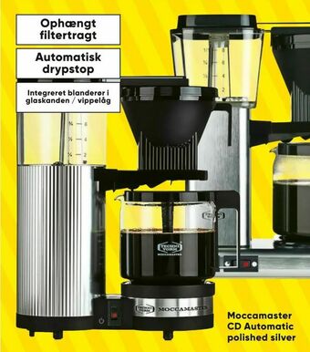 Bilka Moccamaster CD Automatic polished silver tilbud