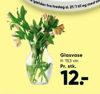 Bilka Glasvase tilbud