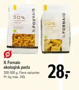 Føtex IL Fornaio økologisk pasta tilbud