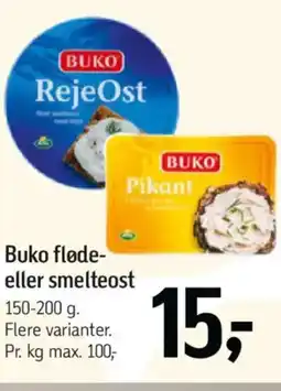 Føtex Buko fløde- eller smelteost tilbud