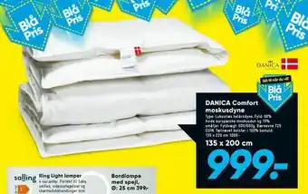 Bilka DANICA Comfort moskusdyne tilbud