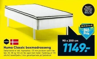 Bilka Huma Classic boxmadrasseng tilbud