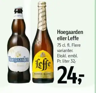 Føtex Hoegaarden eller Leffe tilbud
