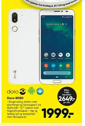 Bilka Doro 8080 tilbud