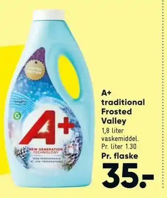 Bilka A+ traditional Frosted Valley tilbud
