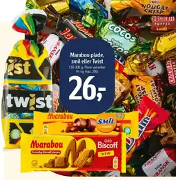 Føtex Marabou plade, smil eller Twist tilbud