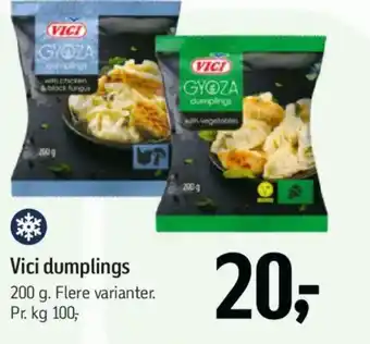 Føtex Vici dumplings tilbud