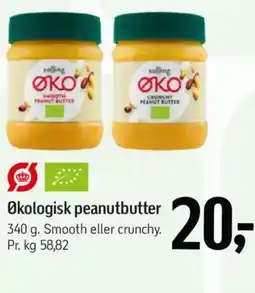 Føtex Økologisk peanutbutter tilbud