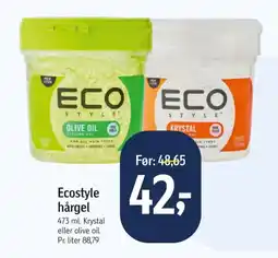 Føtex Ecostyle hårgel tilbud