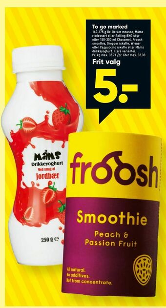 Bilka To go marked tilbud