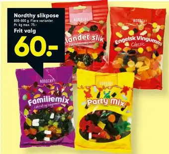Bilka Nordthy slikpose tilbud