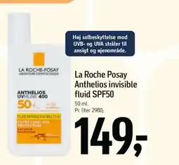 Føtex La Roche Posay Anthelios invisible fluid SPF50 tilbud