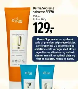 Føtex Derma Supreme solcreme SPF30 tilbud