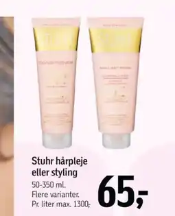 Føtex Stuhr hårpleje eller styling tilbud