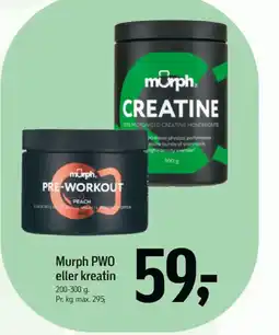 Føtex Murph PWO eller kreatin tilbud