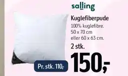 Føtex salling Kuglefiberpude tilbud