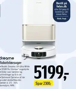 Føtex dreame Robotstøvsuger tilbud