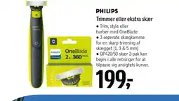Føtex Philips trimmer eller ekstra skær tilbud
