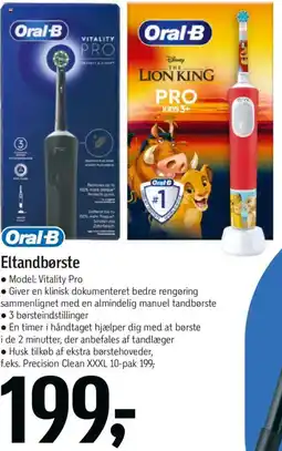 Føtex Oral-B Eltandbørste tilbud