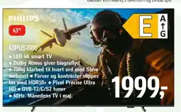 Føtex Philips 43" 43pus7000 tilbud