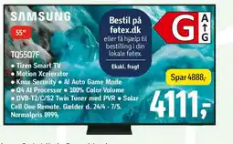 Føtex Samsung 55" tq55q7f tilbud