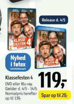 Føtex Klassefesten 4 tilbud
