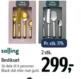 Føtex Salling bestiksæt tilbud