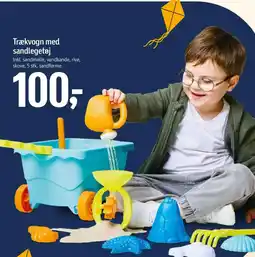 Føtex Trækvogn med sandlegetøj tilbud