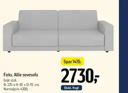 Føtex F.eks. Allie sovesofa tilbud