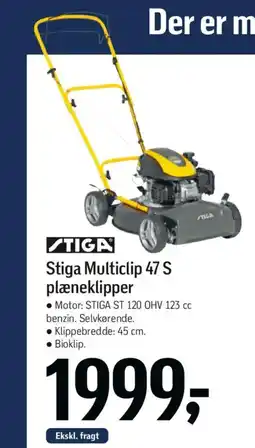 Føtex TIGA Stiga Multiclip 47 S plæneklipper tilbud