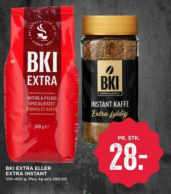 MENY Bki extra eller extra instant tilbud