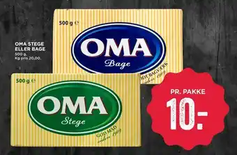 MENY Oma stege eller bage tilbud