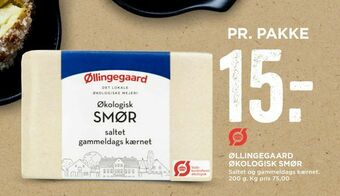 MENY Øllingegaard økologisk smør tilbud