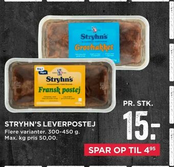 MENY Stryhn's leverpostej tilbud