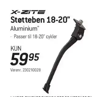 X-ZITE Støtteben 18-20