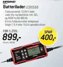 Thansen Batterilader LCD1510 tilbud