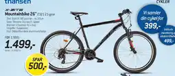 Thansen X-ZITE Mountainbike 26 (2321) - 21 gear tilbud