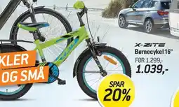 Thansen Børnecykel 16 tilbud