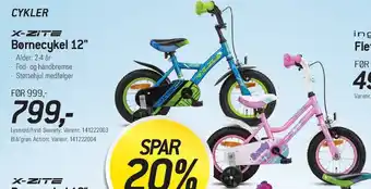 Thansen Børnecykel 12 tilbud