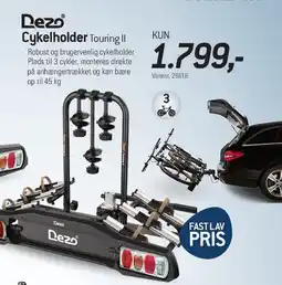 Thansen Cykelholder Touring II (3 cykler) tilbud