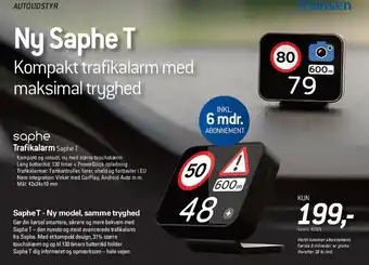 Thansen Saphe T Trafikalarm tilbud